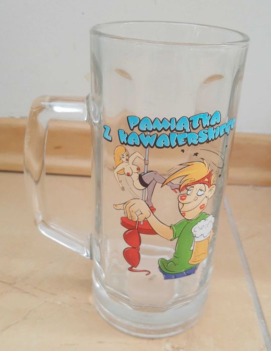 Kufel do piwa "Pamiątka z kawalerskiego"
