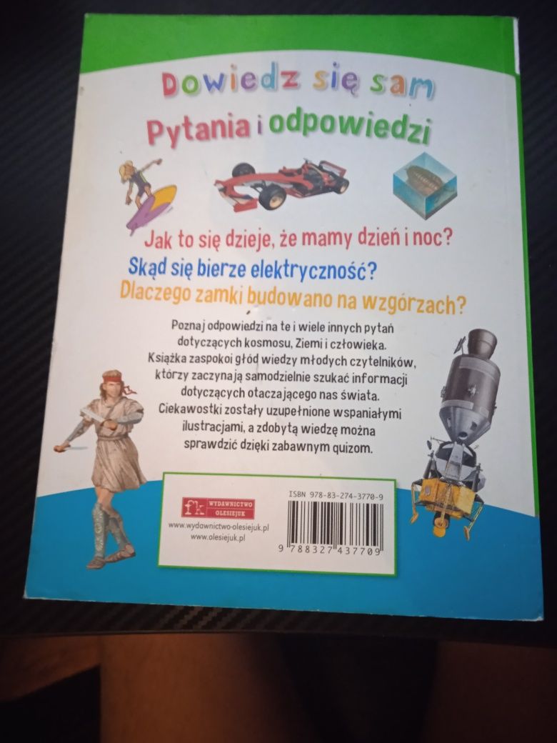 Książka Dowiedz się sam Pytania i odpowiedzi Kosmos Ziemia Człowiek Hi