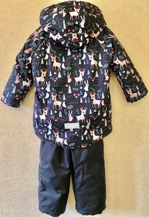 Зимова куртка-парка та напівкомбінезон Чарівний ліс, розмір 104-110 см