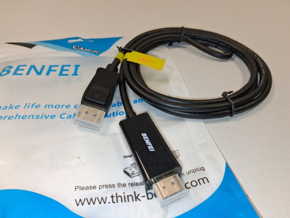 C014 Kabel Przejściówka BENFEI DisplayPort DP Na HDMI Full HD