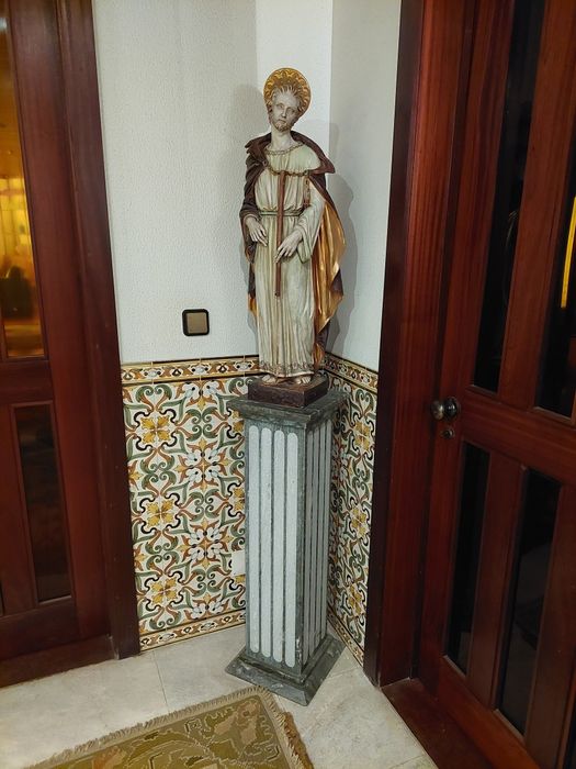 Figura/estátua de São José com pianha