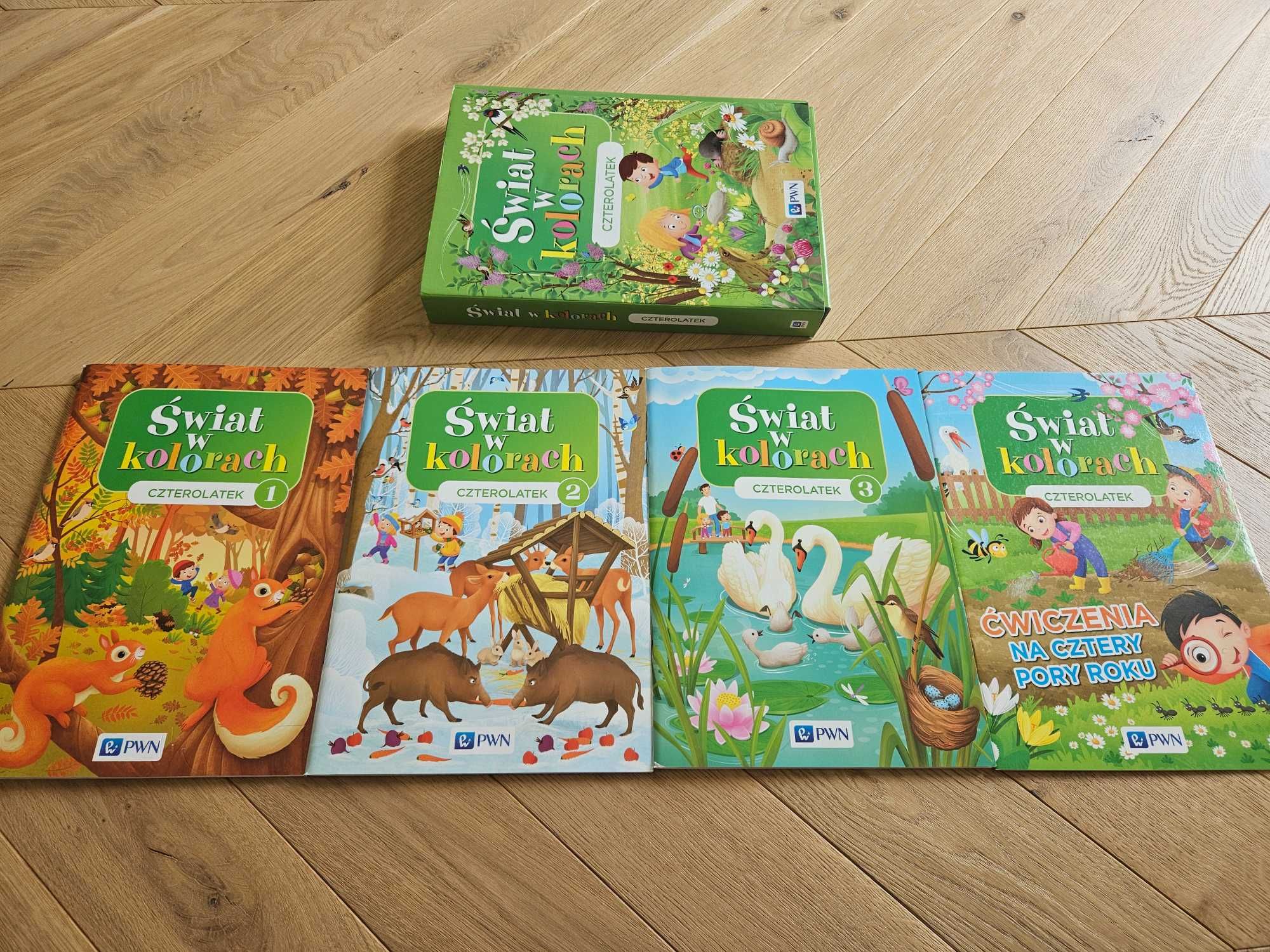 Świat w kolorach - Karty pracy dla 4 latka