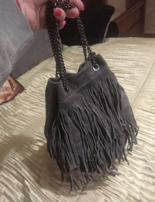 Сумочка із натуральної замші Borse in Pelle