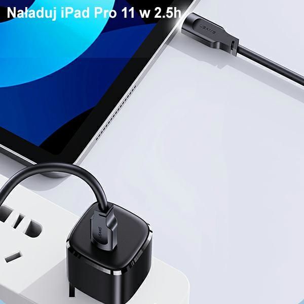 USAMS Kabel USB-C na USB-C 100W 1,2mPort Display Fast Charging  Lithe