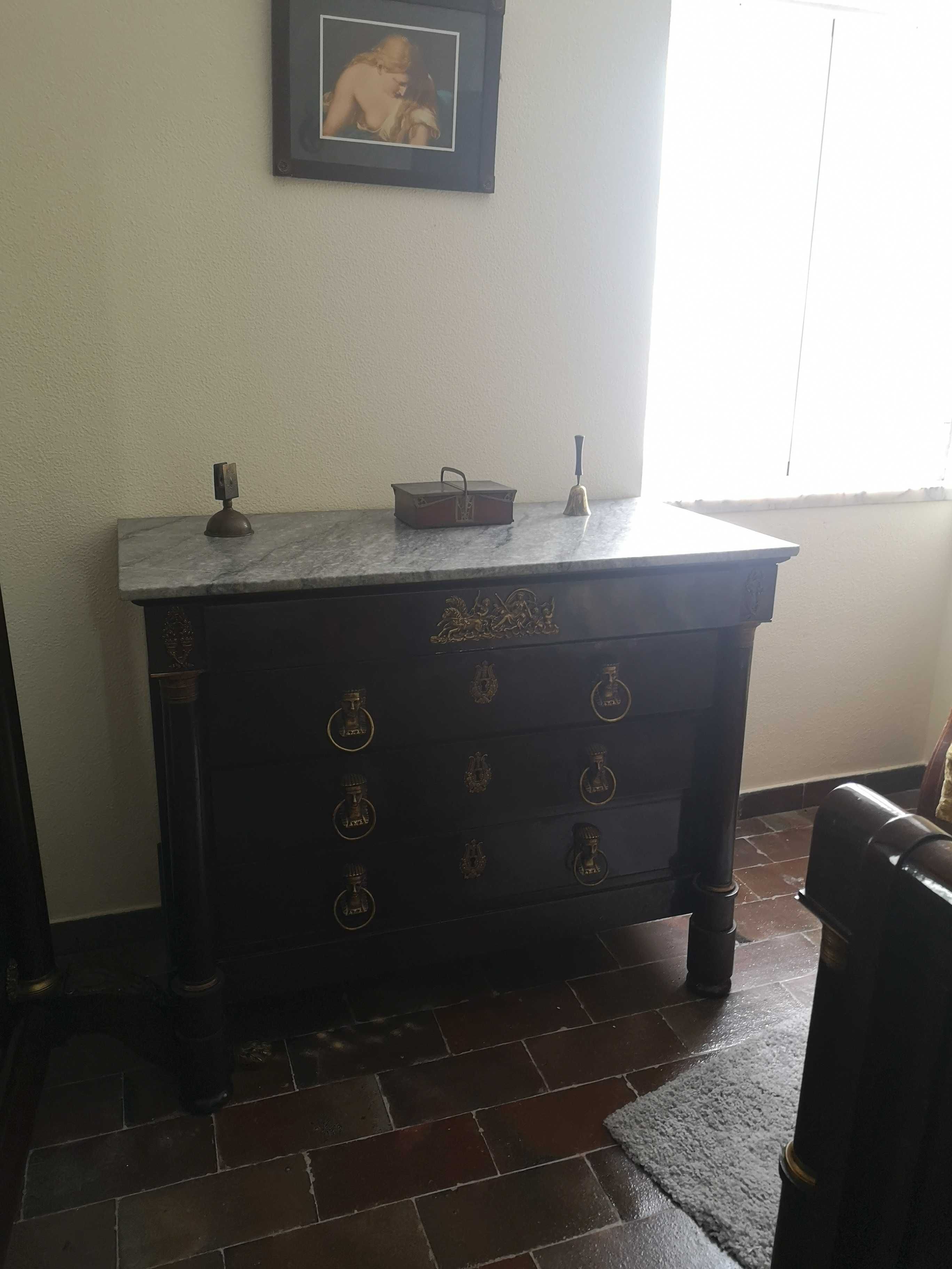 Mobília de quarto completa vintage estilo Império