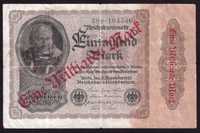 Niemcy, banknot 1 milion marek 1922 - st. 4/5