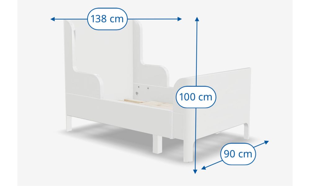 Cama de criança extensivel