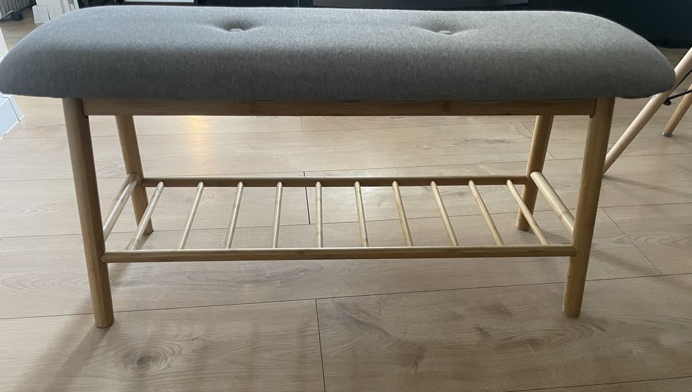 Ławka z pułką na buty