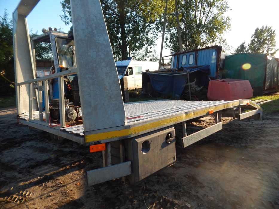 najazd stalowo aluminiowy wyciągarka 5,05x2,05 m