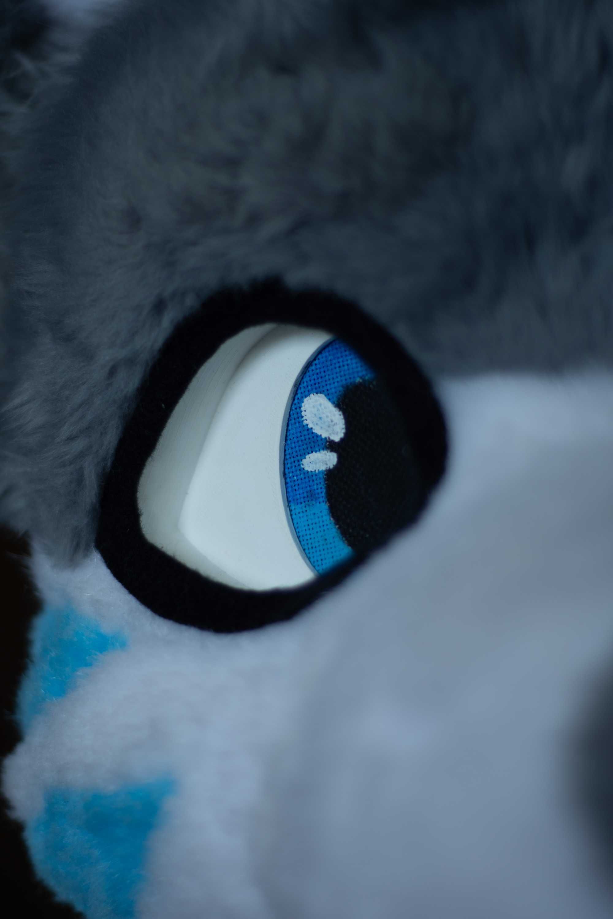 Oczy do fursuita druk 3D