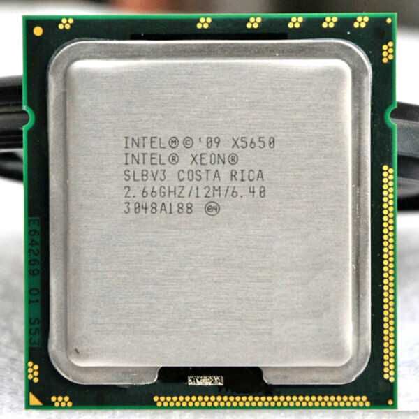 Xeon X5650/ядер 6/12 по 2.67-3.06 ghz/12 mb L3/95w TDP/lga 1366