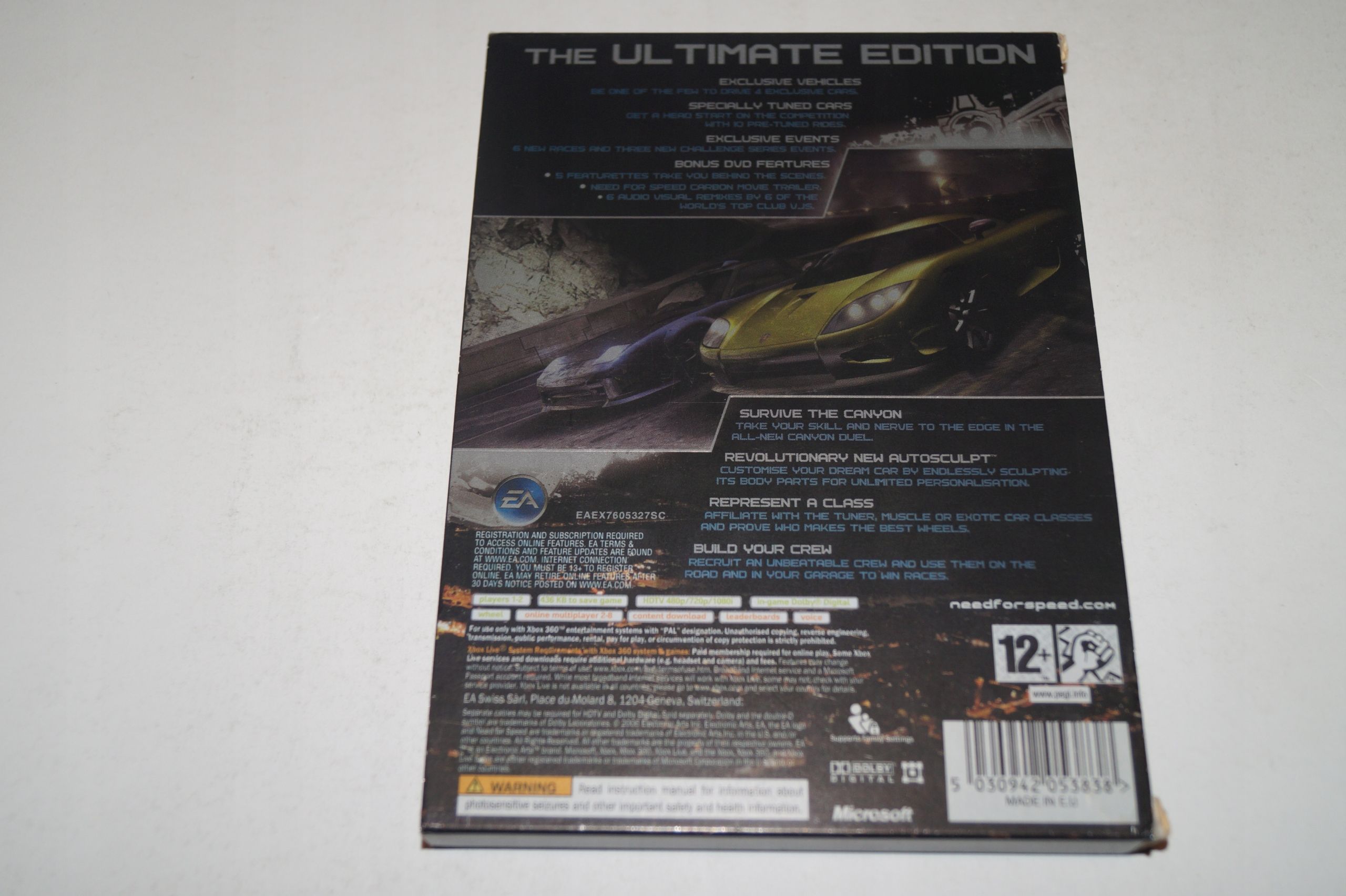 Nfs Carbon Collector's Edit Microsoft Xbox 360