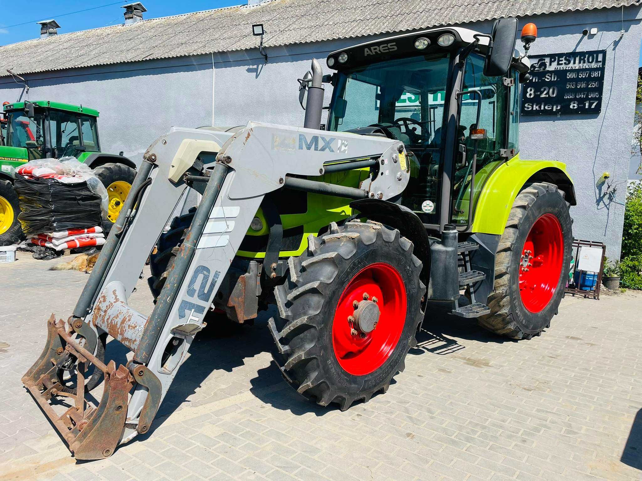 CLAAS ARES 567 ATZ, ładowacz czołowy MX ! silnik JOHN DEERE 115KM! 547