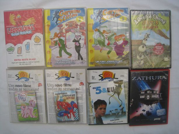 Filmes infantis originais em DVD