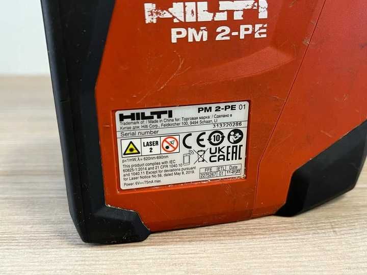 Laser punktowy na baterie Hilti PM 2-PE