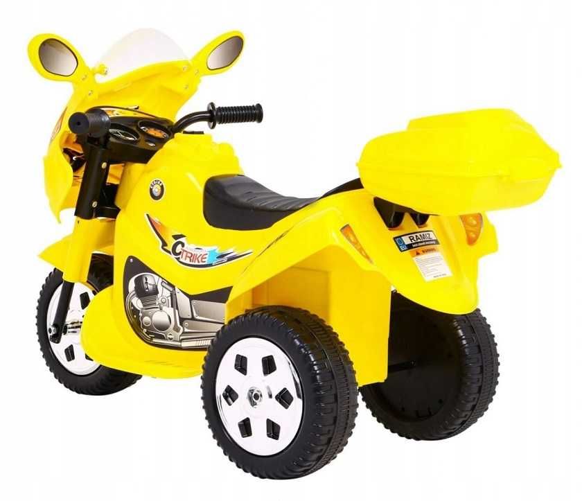 Motor trójkołowy Motorek dla dzieci na akumulator 18W do 25 kg LL1188