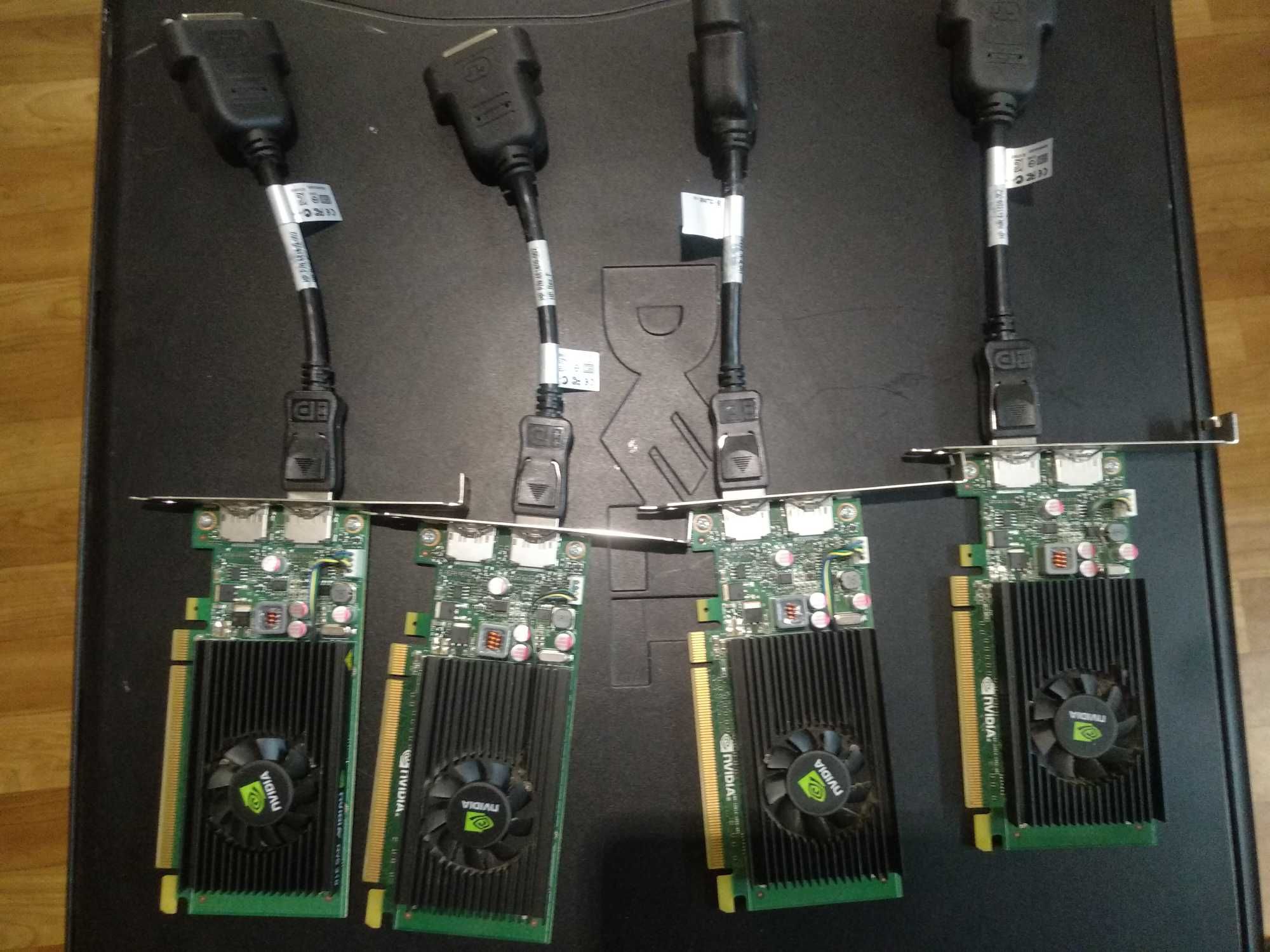 Видеокарта с переходником  nVidia NVS 310 512 MB   DisplayPort + DVI