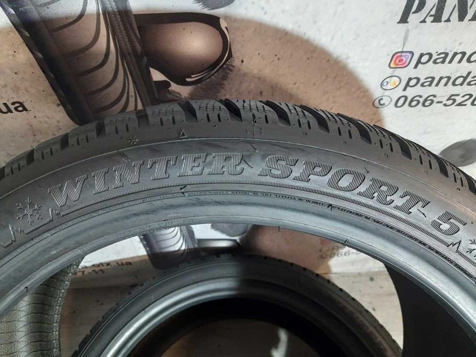 Шини 9мм 235/40 R18 DUNLOP WinterSport 5 б/у зима склад