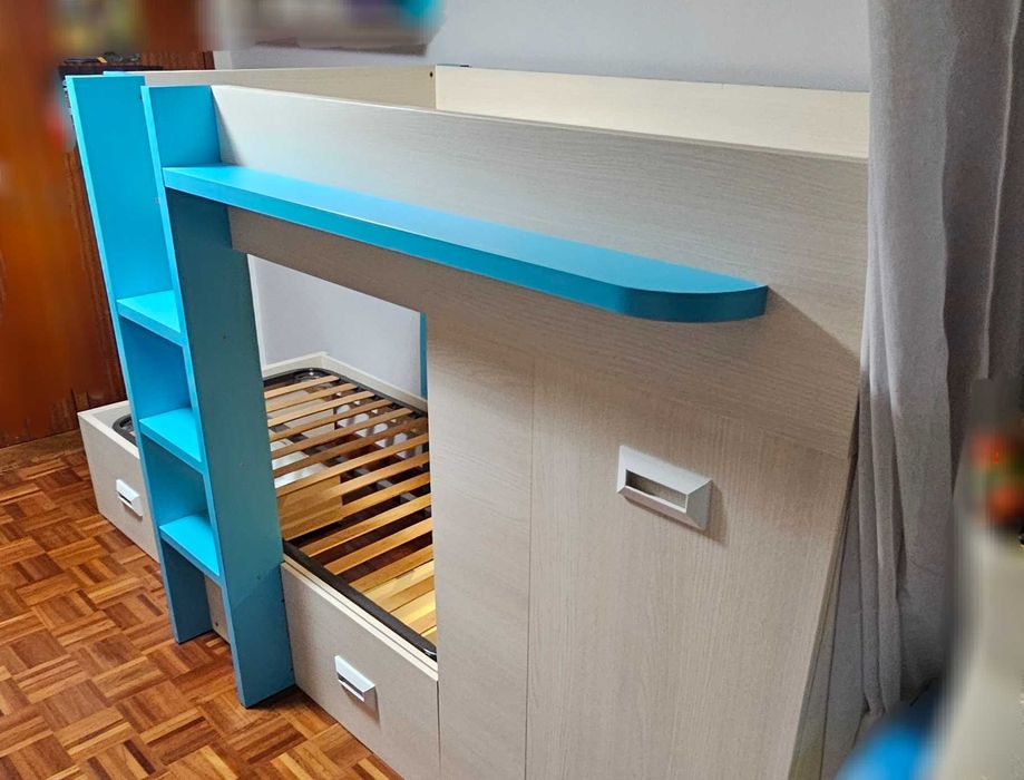 Beliche duplo criança 2 camas 90x190