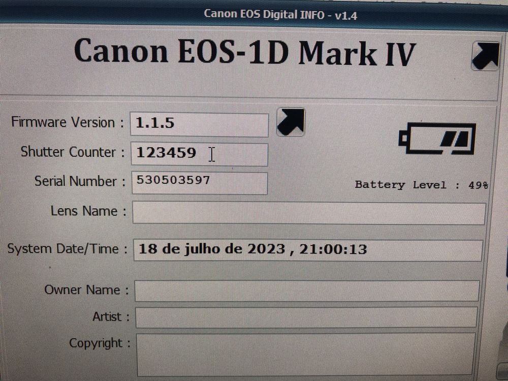 Canon EOS 1D MkIV