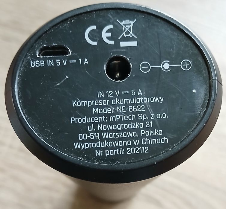 akumulatorowy kompresor NITEO NE 8622