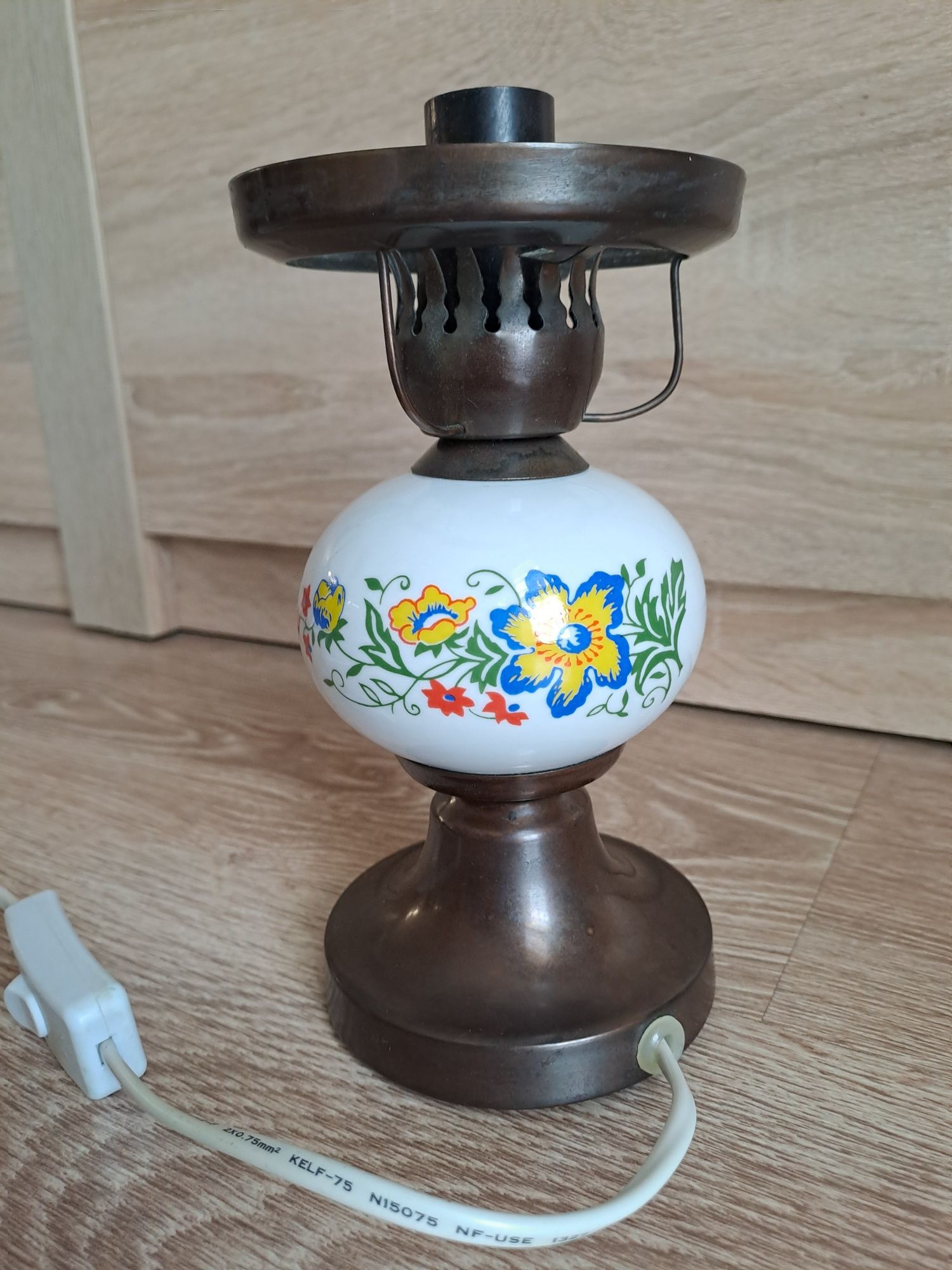 Lampka nocna PRL antyk 40 lat