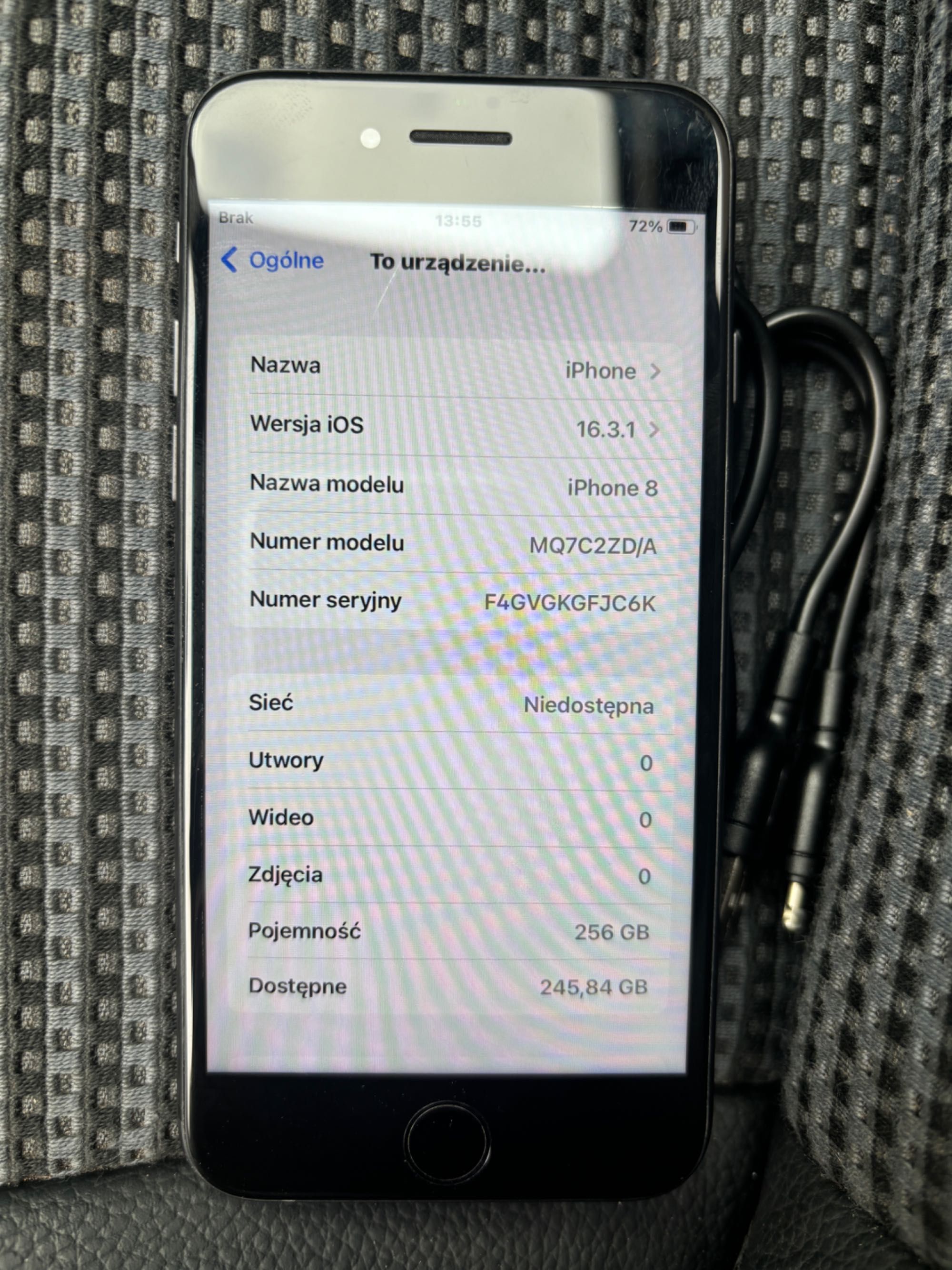 iPhone 8 , 256 GB, 91% bat
