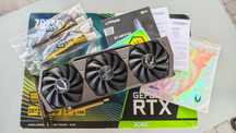 Karta graficzna Zotac RTX 3090 24GB->20GB wyczyszczona sprawna