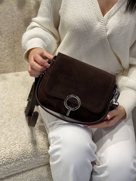 Сумка замшева Polina&Eiterou