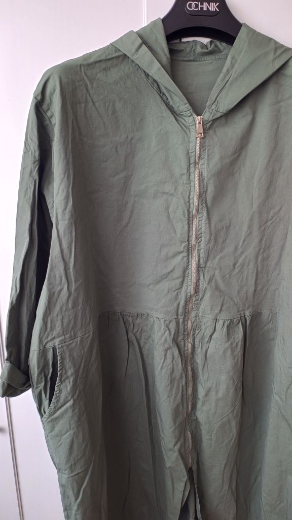 Kurtka damska bawełniana parka cienka XXXXL