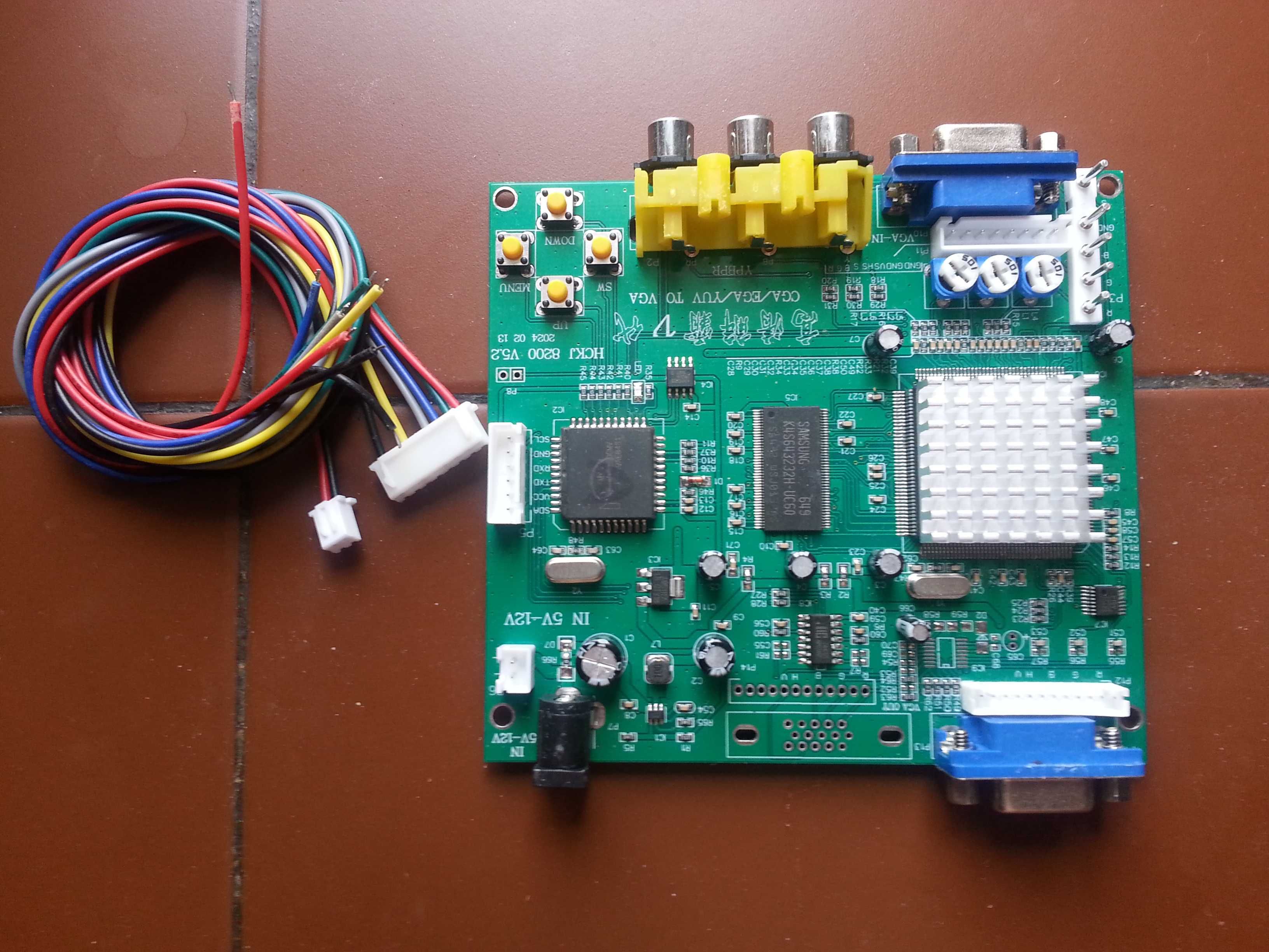 Karta graficzna, konwerter z CGA do VGA