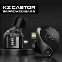Nowe słuchawki KZ Castor Bass version