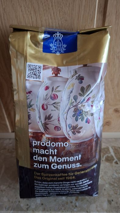 Kawa ziarnista niemiecka Dallmayr prodomo spezialveredelt 500g