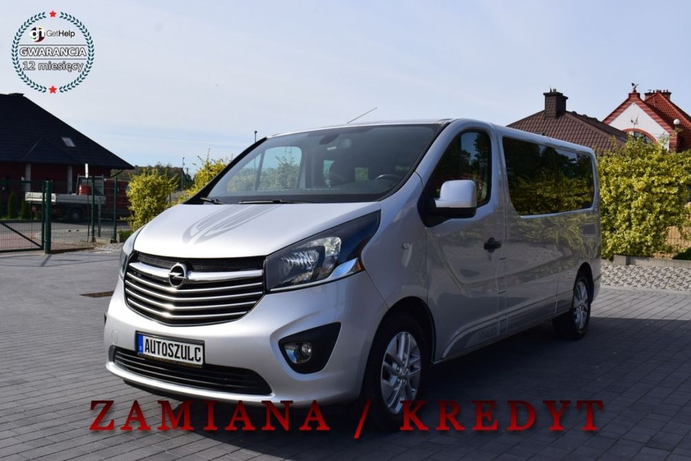 Opel Vivaro 1.6 CDTI, 9-Osobowy, LONG, Zarejestrowany, Salonowy, Zadbany, Rok Gwar