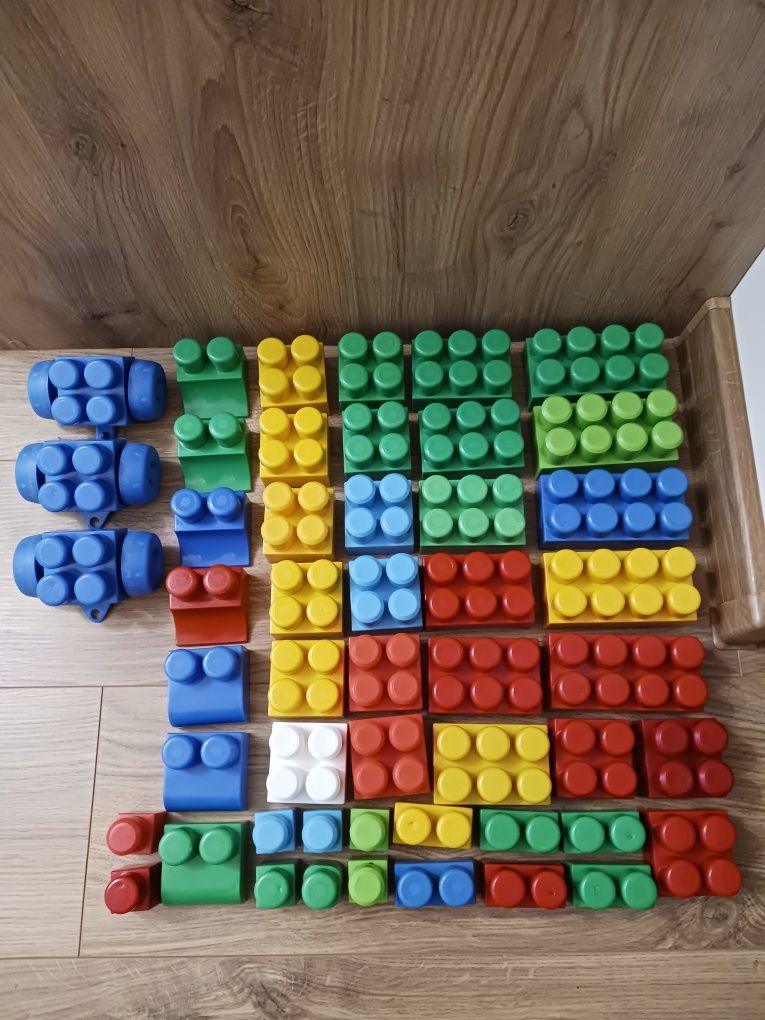 Klocki plastikowe dla dzieci 50 elementów