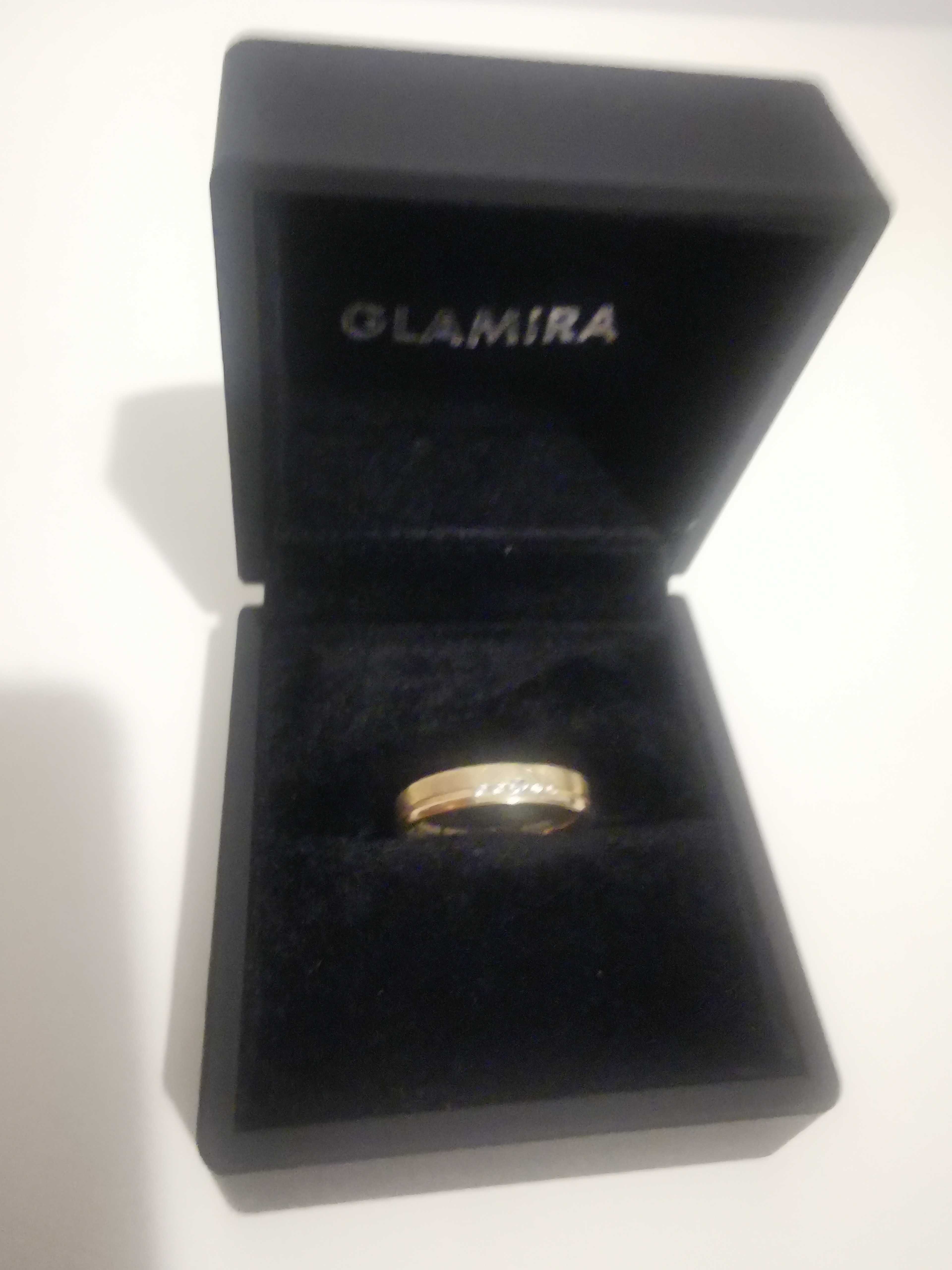 Anel ouro com gemas zirconia - Glamira com certificado