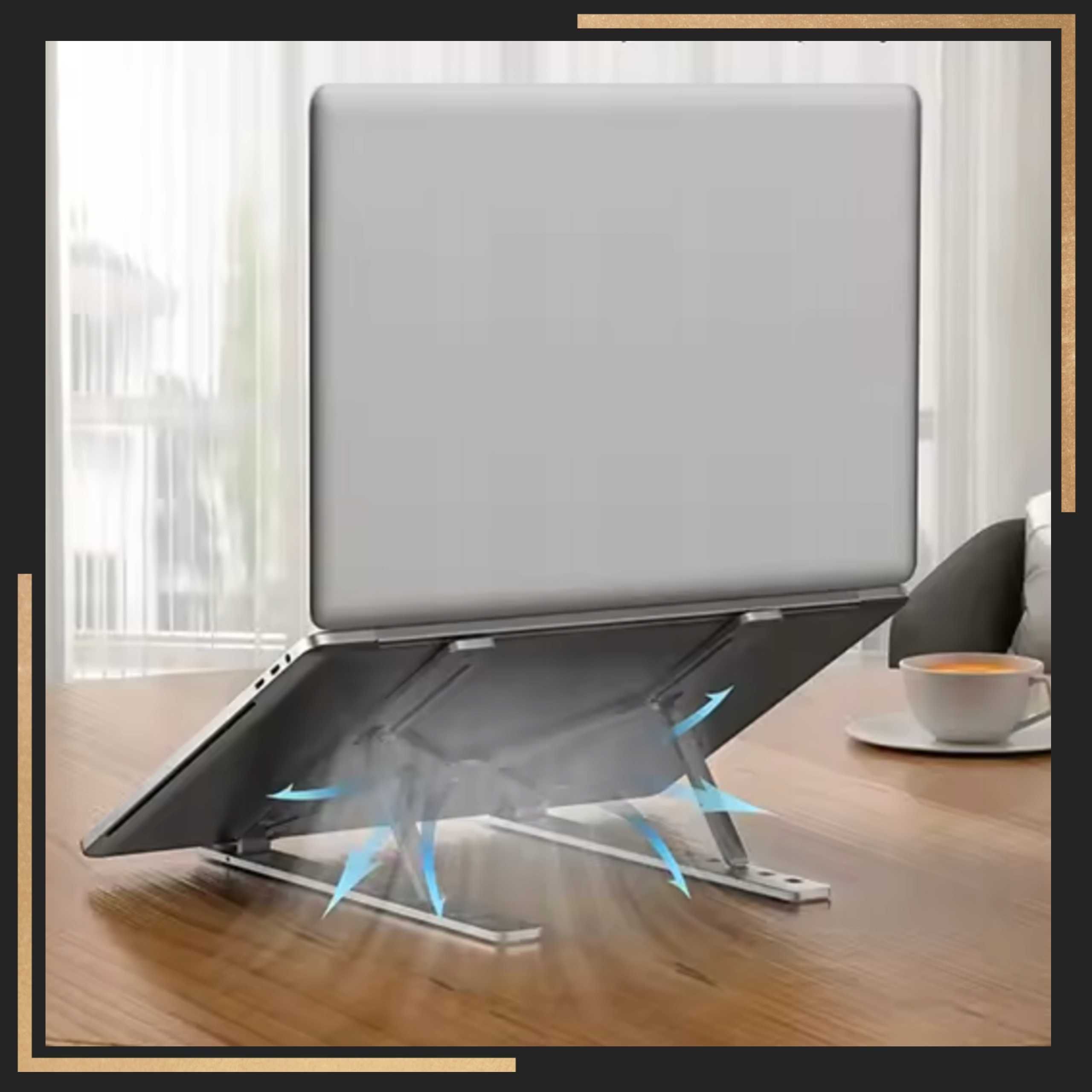 Podstawka pod laptopa aluminiowa tablet regulowana stojak na biurko