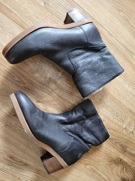 Botki skóra naturalna płaszcz puchowy premium nowa torba nine west
