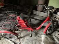 Электровелосипед трицикл 350ватт новый с корзинами