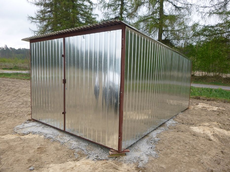 Garaż Blaszany 3x5 Blaszak Garaże Blaszane Blaszaki Budowa PRODUCENT