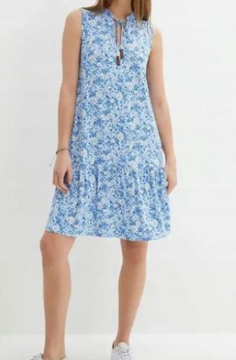 B.P.C sukienka niebieska w kwiatki ^44/46