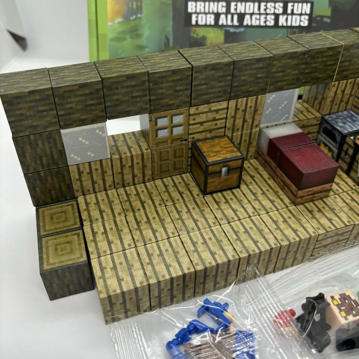 80ШТ Магнітний конструктор Minecraft фігурки майнкрафт кубики набір