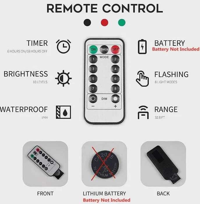 Гирлянда штора на проволоке "Капля росы" 3х2 Теплый белый 200LED