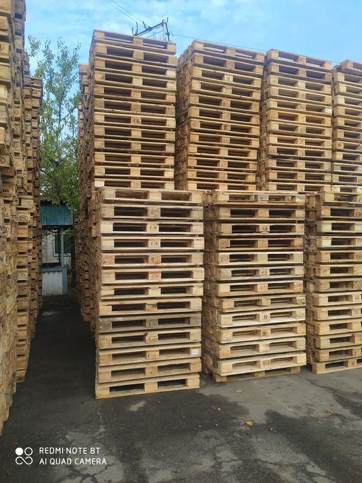 Піддони дерев'яні б/в євро