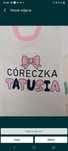 Body 62 córeczka tatusia 68 74 80 cm prezent