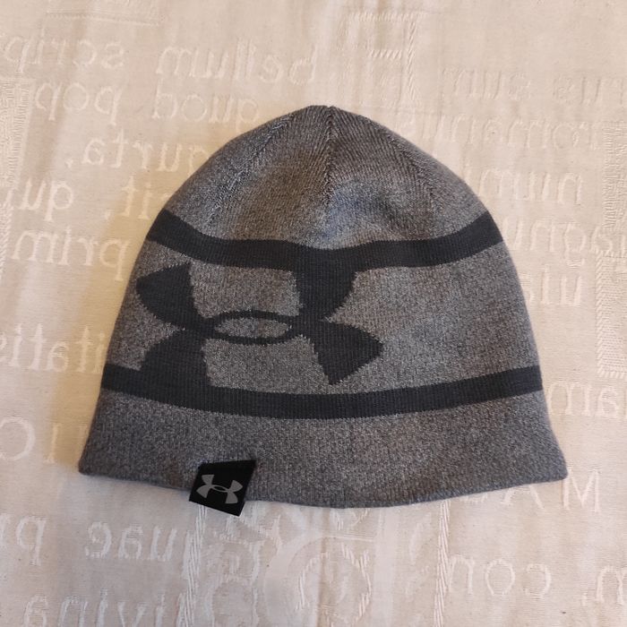Шапка Under Armour 2 в 1, оригинал, зима осень, спортивная