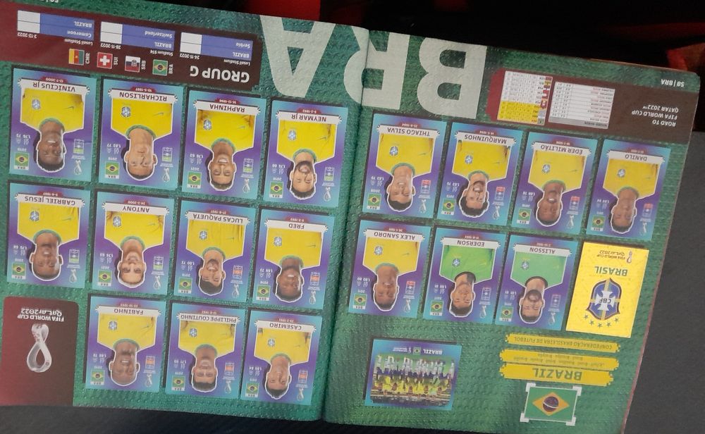 Caderneta da copa do mundo 2022