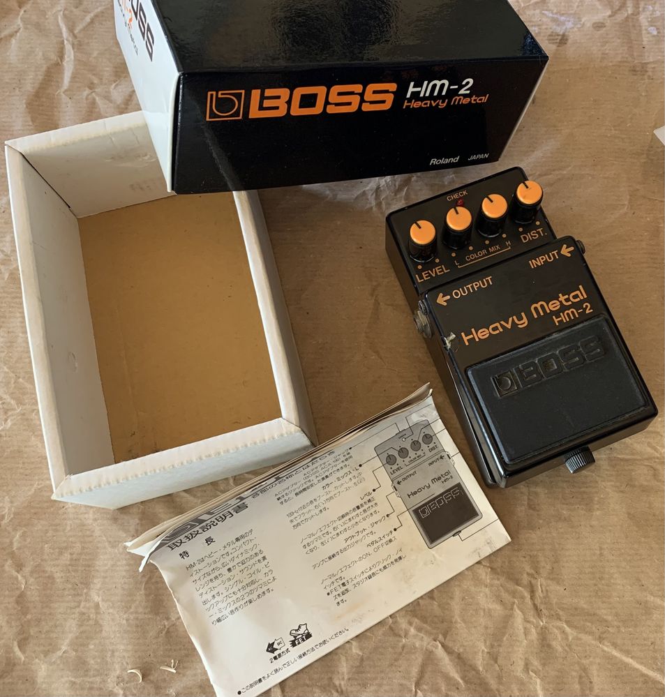 Boss Heavy Metal HM2 PD-1 RC-3  ME-20,Marshall Compr , Guyatone Hr-2