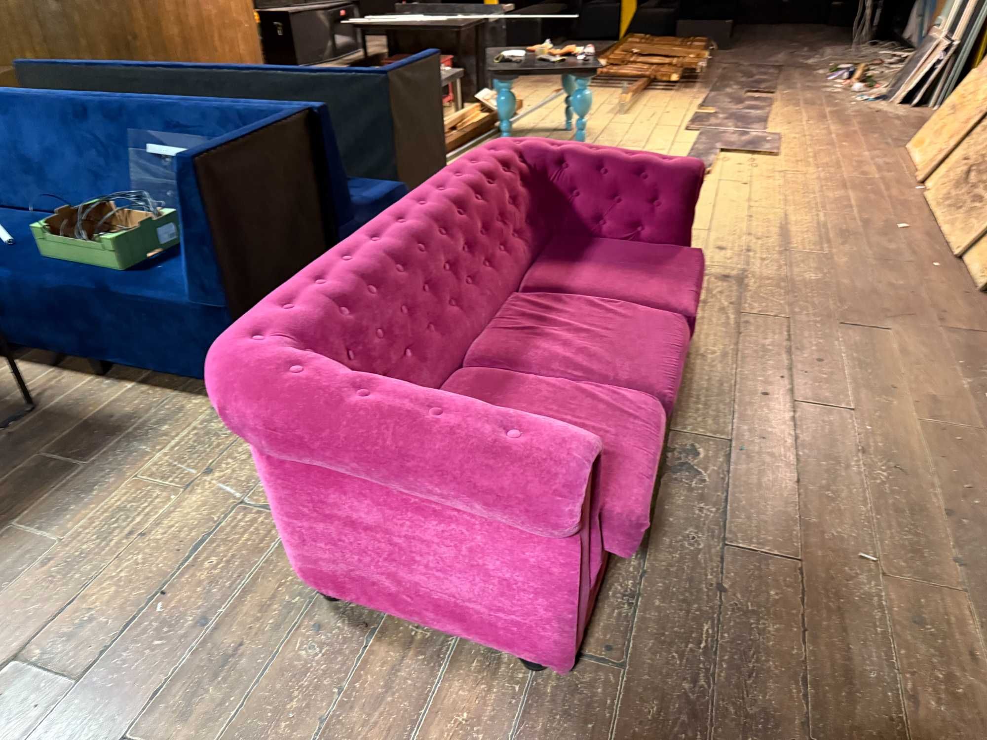 Sofa kanapa Chesterfield - bez funkcji spania - 3 sztuki mam
