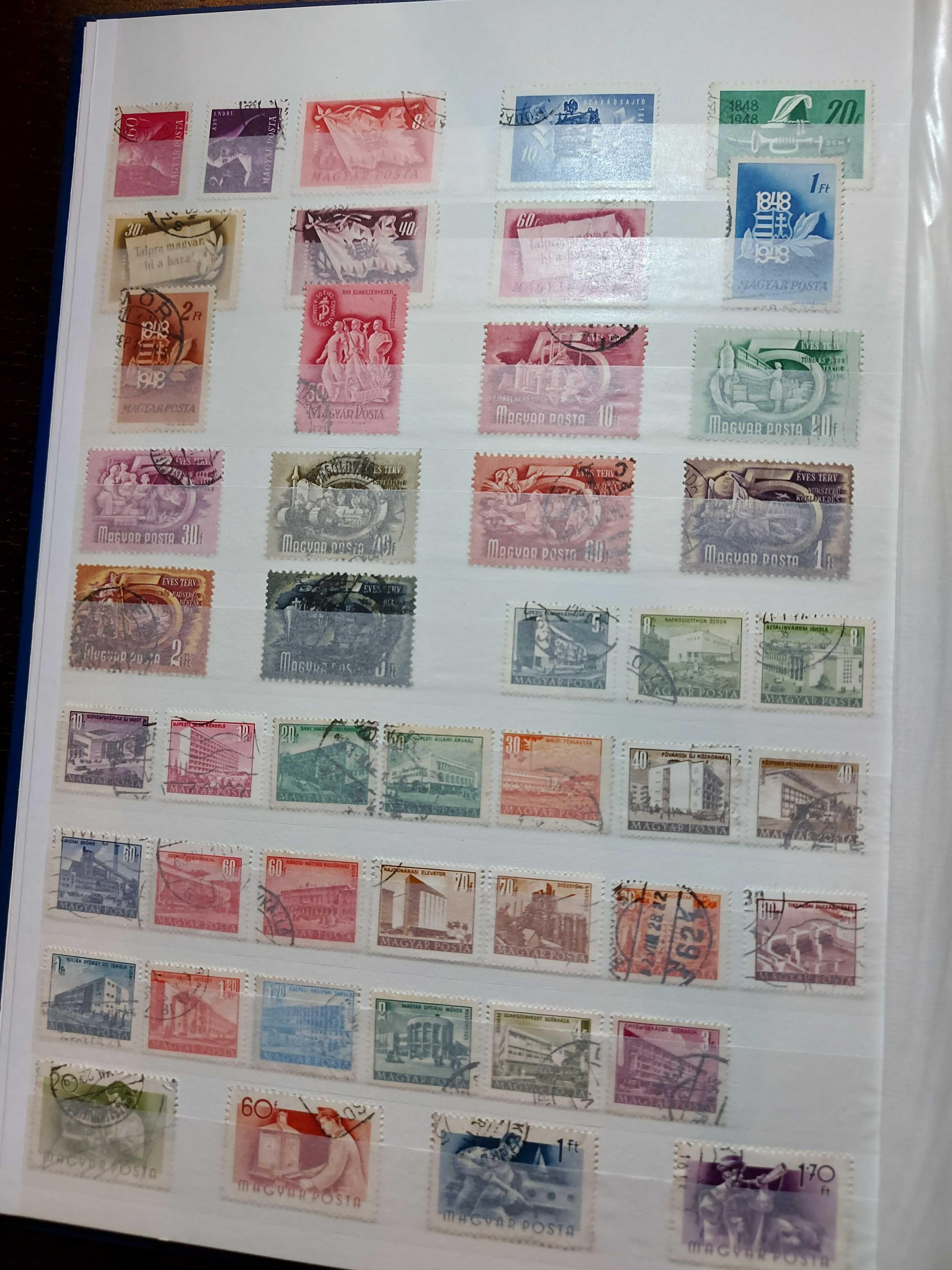 Lote 900 selos diferentes Hungria